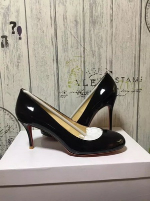 Christian Louboutin Shallow mouth stiletto heel Shoes Women--029